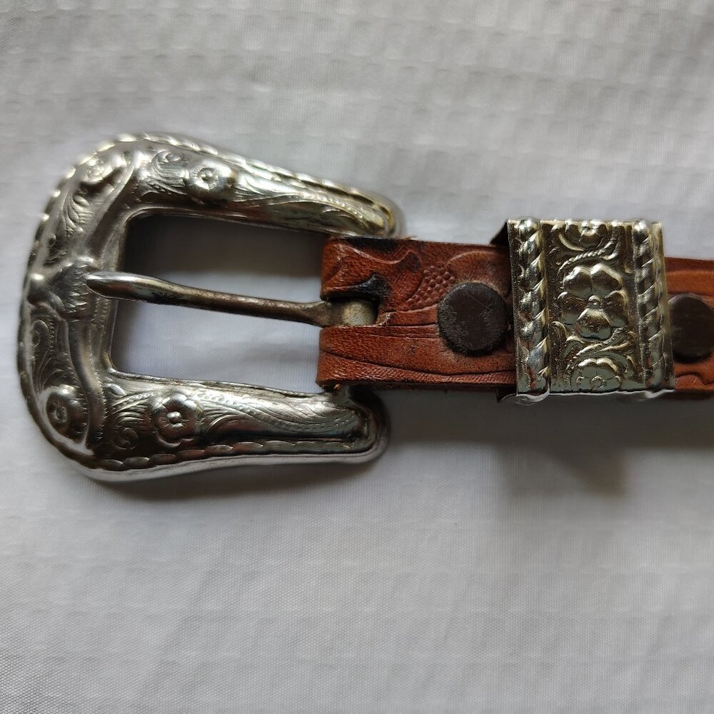 Western Belt Studs Gems Vintage Small